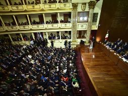 El lunes, López Obrador declaró que esperaba que el dictamen fuera avalado en por lo menos 17 legislaturas estatales para que entre en vigor, como ya ocurrió. EFE/ARCHIVO