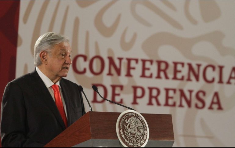 López Obrador enfatiza que van a ganar la temporada y que “de siete juegos vamos a resolver en cuatro, es decir vamos a ganar sin problemas”. NTX / G. Durán
