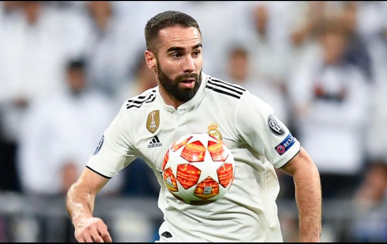 Tanto Vázquez como Carvajal (foto) venían siendo dos piezas prácticamente fijas para el técnico merengue, Santiago Solari. AFP / ARCHIVO