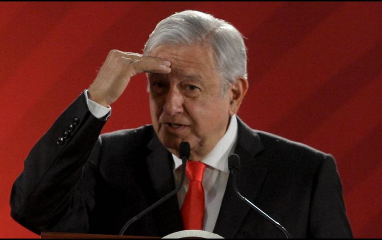 López Obrador explica que su administración trabaja en las leyes secundarias de Ley de Uso de la Fuerza y Ley Orgánica de la Guardia Nacional. NTX / G. Durán
