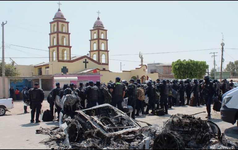 Fuerzas armadas vigilaban ayer la población de Santa Rosa de Lima. EFE/ARCHIVO
