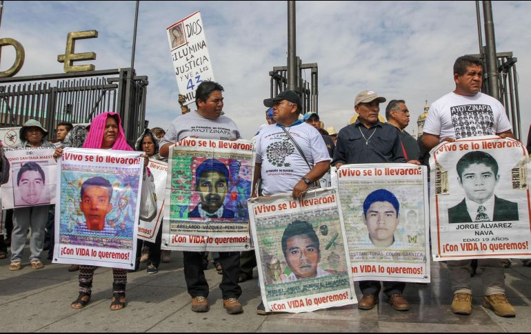 La CIDH notificó al Estado mexicano su decisión de reforzar la cooperación y asistencia técnica sobre el caso Ayotzinapa. NTX/ARCHIVO