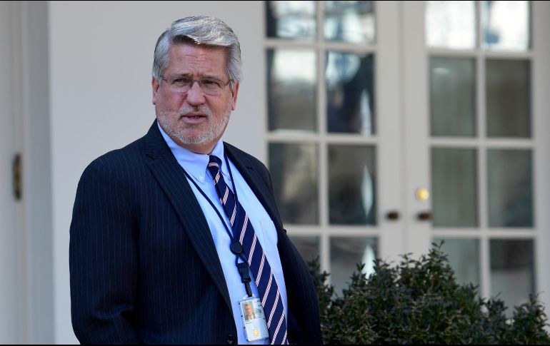 Shine se unió a la Casa Blanca en julio de 2018 y fue la sexta persona en ocupar o ser elegida para el puesto principal de comunicaciones después de Jason Miller. AP / S. Walsh