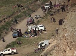 Las Fuerzas Democráticas Sirias esperan a que terminen las evacuaciones de civiles antes de seguir con su ofensiva. AFP/Free Burma Rangers