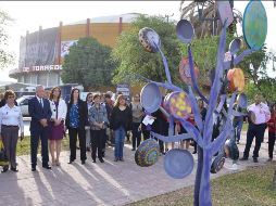 Las piezas de cocina fueron donadas por usuarias del IMM y posteriormente fueron intervenidas artísticamente por alumnas del Centro de Artes Visuales. TWITTER/@torreon