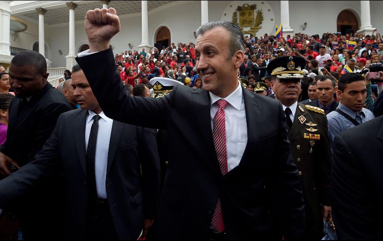 Si Tareck El Aissami es detenido y extraditado enfrentará hasta 30 años de cárcel. AFP/J. Barreto