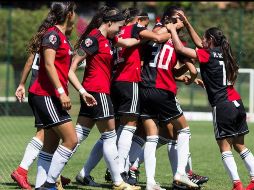 En tan solo dos minutos, el equipo femenino del Atlas resolvió el partido a su favor. TWITTER / @AtlasFCFemenil