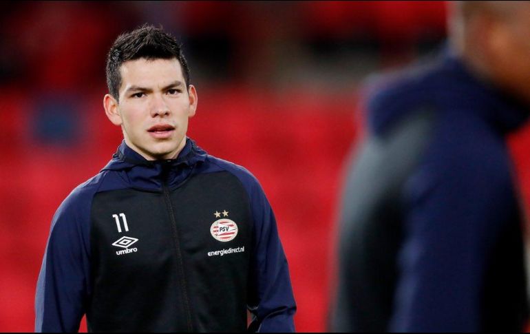 Lozano ha anotado 18 goles con el PSV en todas las competiciones durante la presente campaña. TWITTER/@PSV