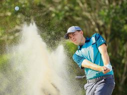 Matthew Fitzpatrick escaló ocho posiciones para ubicarse en la cima. AFP / S. Greenwood