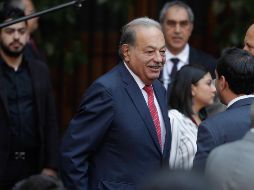 Carlos Slim asitió a Palacio Nacional donde López Obrador dio su informe por sus primeros 100 días en el gobierno. SUN / L. Cortés