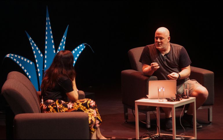 Kevin Scott compartió con los asistentes su experiencia en el cine y los motivó a seguir en el medio de la animación a pesar de lo difícil que puede llegar a ser ser. EL INFORMADOR/G. Gallo