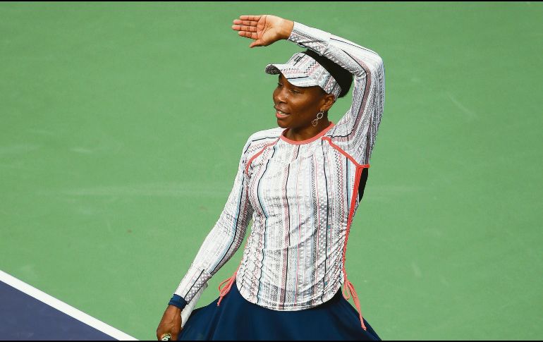 Venus Williams persigue el primer título de su carrera en Indian Wells. AFP / C. Brunskill