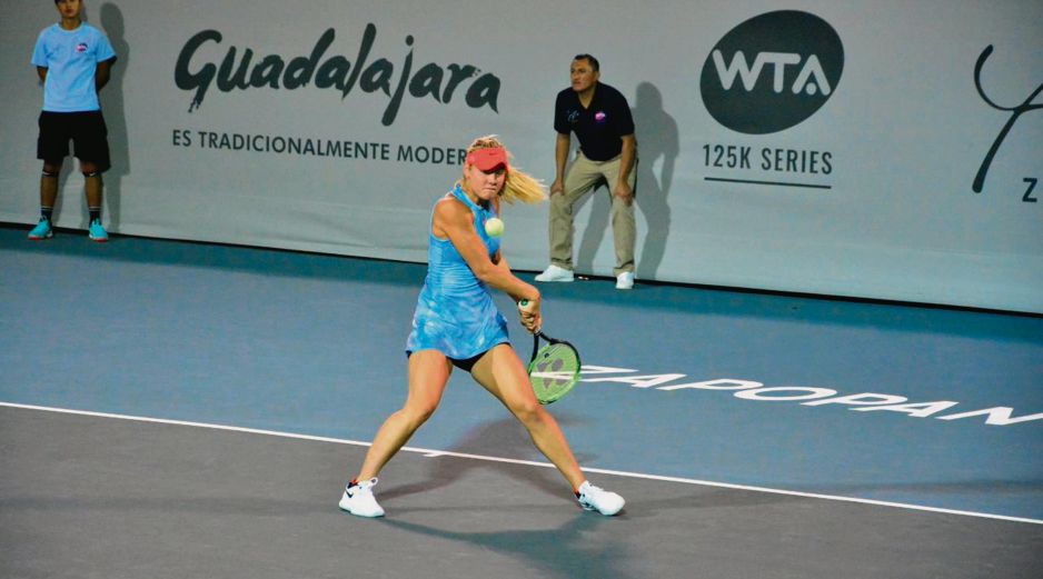 Sofya Zhuk dio la primera campanada del Abierto de Zapopan, al dejar fuera a la francesa Alizé Cornet en una hora de juego. CODE JALISCO
