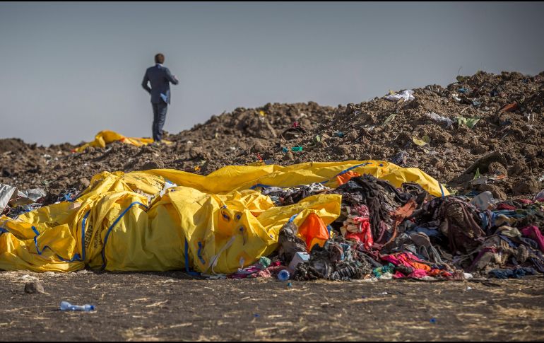 Trump hace estas declaraciones dos días después de que el accidente de un Boeing 737 MAX 8 de Ethiopian Airlines se estrellara y causara la muerte de 157 personas. AP / M. Ayene