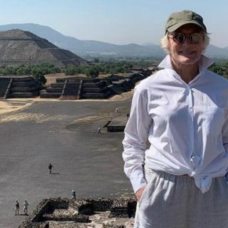 Glenn Close visita Teotihuacán