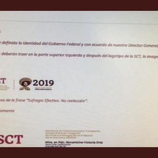 Reclaman por eliminación de la frase "Sufragio efectivo" en documentos