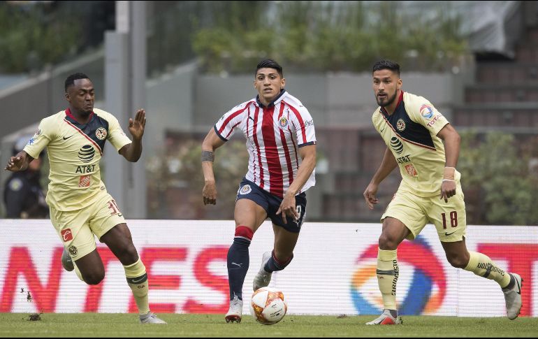 Chivas visita al América a las 20:55 horas. MEXSPORT/ARCHIVO