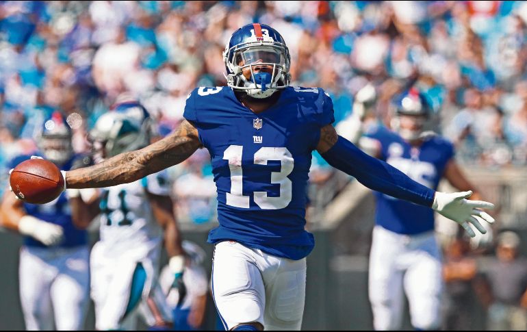 Odell Beckham Jr. es uno de los receptores más explosivos de la Liga y ahora escribirá una nueva historia en Cleveland. AP / J. Miczek
