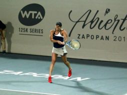 Giuliana Olmos destacó la organización del Abierto de Zapopan. ABIERTO DE ZAPOPAN
