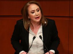 Yasmín Esquivel, esposa del contratista de López Obrador, fue elegida como ministra ayer martes en el Senado. NTX / ARCHIVO