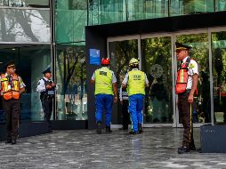 Bancomer informó que activó sus protocolos de seguridad después de recibir correos anónimos que amenazaban a los edificios Torre BBVA Bancomer y Parques en la Ciudad de México. SUN / Y. Xolalpa