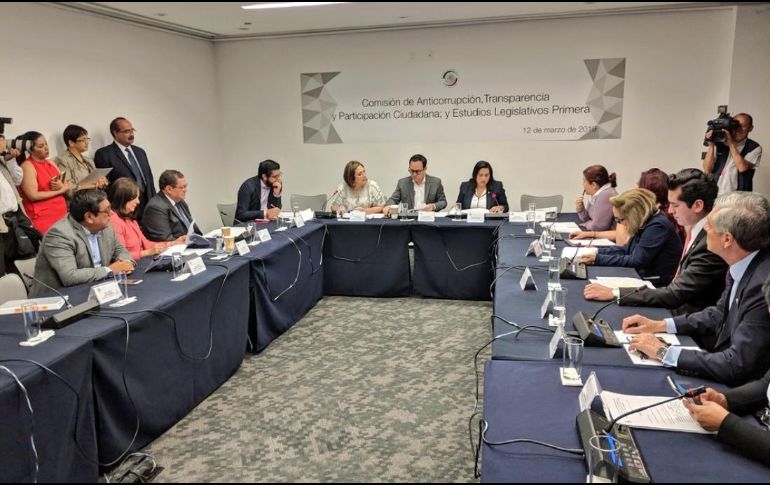 Las comisiones unidas de Anticorrupción, Transparencia y Participación Ciudadana y de Estudios Legislativos Primera, los legisladores aprobaron por unanimidad la propuesta impulsada por el PAN. TWITTER/XochitlGalvez