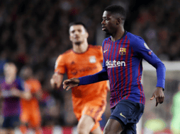 El atacante jugó los últimos veinte minutos del partido del miércoles ante el Olympique de Lyon en la Champions League. TWITTER / @FCBarcelona