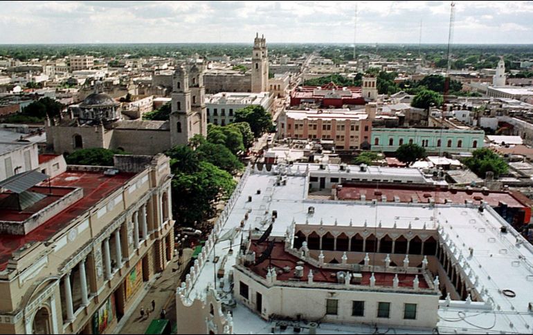Aspecto del Centro Histórico de Mérida. NTX/ARCHIVO