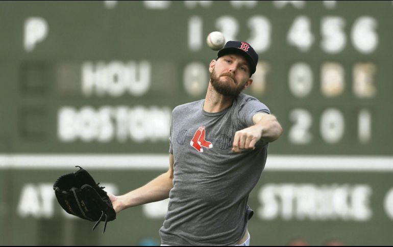 Chris Sale será el encargado de abrir por Boston el juego ante los Marineros de Seattle. AP