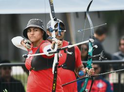 Alejandra Valencia impuso condiciones en arco recurvo. MEXSPORT