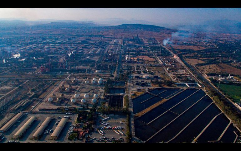 La refinería de Pemex en Tula, Hidalgo. AFP/ARCHIVO