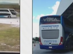 Antes de que fueran bajados del autobús en Tamaulipas, todos los pasajeros de la unidad pasaron por un puesto del Ejército. YOUTUBE@Gobierno de México