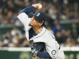 El pitcher venezolano ya no es el as de la rotación de los Marineros de Seattle. AP / K. Sasahara
