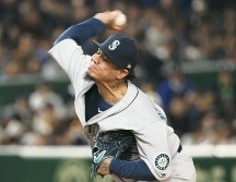 El pitcher venezolano ya no es el as de la rotación de los Marineros de Seattle. AP / K. Sasahara