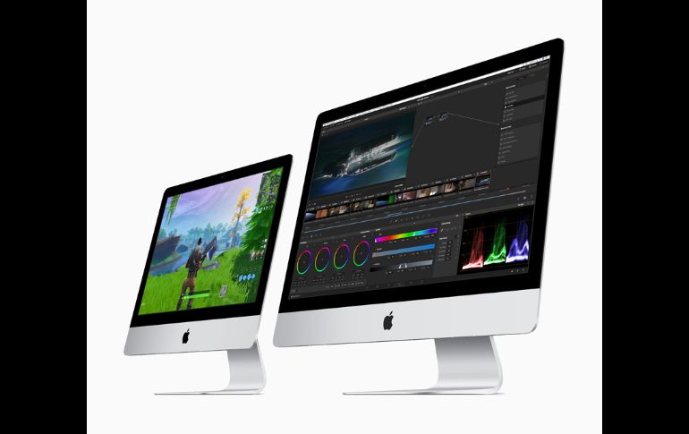 El iMac de 21.5 pulgadas tendrá de ahora en adelante procesadores Intel de cuatro o seis núcleos de octava generación. ESPECIAL/ APPLE