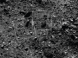 La sonda OSIRIS-REx aún no ha determinado la cantidad y tamaño de las rocas en la superficie; los planes de recolección se ajustarán. ESPECIAL / nasa.gov