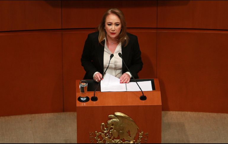 Yasmín Esquivel Mossa fue elegida por el Senado como ministra de la Suprema Corte para un periodo de 15 años. NTX/ARCHIVO