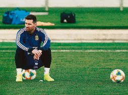 Messi voló con su Selección para los amistosos por Fecha FIFA. AFP