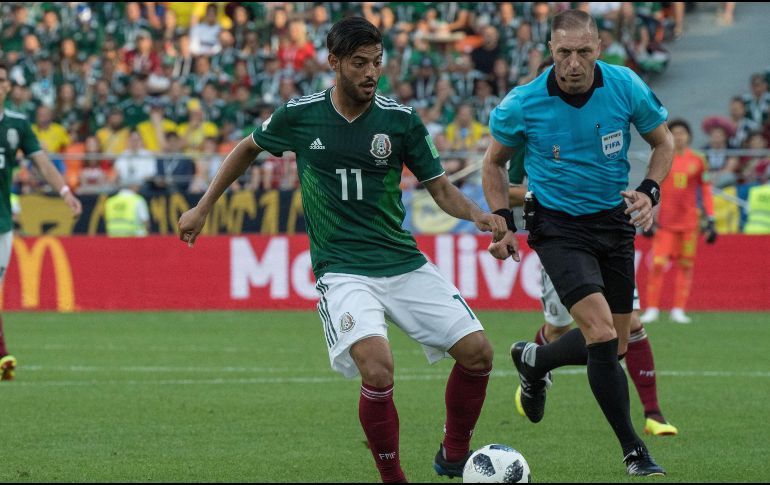 La relación de Vela con la Selección mexicana es complicada; el quintarroense no parece querer volver a vestir la camiseta verde. MEXSPORT/ARCHIVO