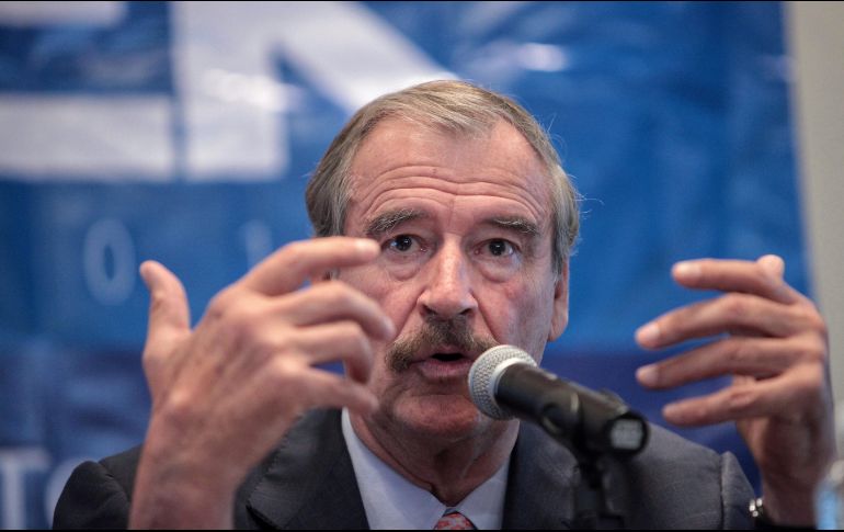 Vicente Fox reconoció que ha resentido la falta de su pensión y el retiro del personal que le brindaba seguridad. EFE/ARCHIVO