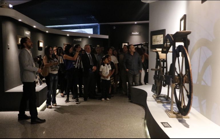La exhibición está avalada por el Ministerio de Cultura Italiana para representar las celebraciones del aniversario luctuoso del genio. EL INFORMADOR/E. Barrera