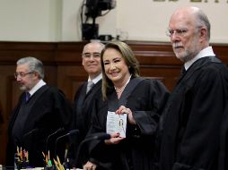 La ministra Yasmín Esquivel fue asignada a la Segunda Sala de la Corte, donde le corresponderá conocer de los asuntos en materia laboral y administrativa. NTX / G. Granados