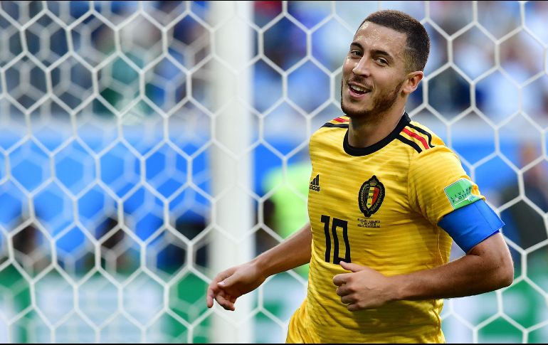 Hazard es uno de los pilares de la nueva era de la selección Belga que la colocan con un peso pesado en competencias internacionales. AFP