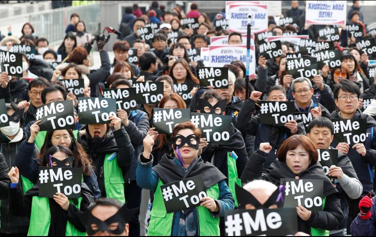 Mujeres alrededor del mundo se unen al movimiento #MeToo para denunciar acoso y abusos sexuales. EFE/YONHAP/ARCHIVO