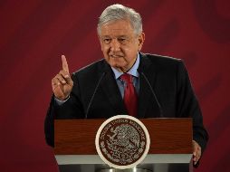 Los dichos de López Obrador son respuesta a un periodista, quien le pidió dejar de utilizar el término. AFP / P. Pardo