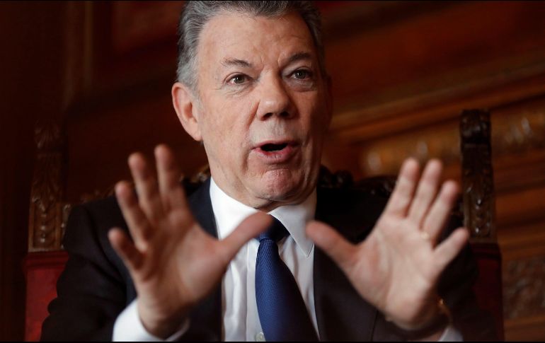 El expresidente, Juan Manuel Santos, asegura que el Gobierno colombiano 