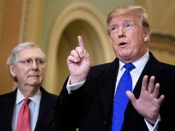Trump consideró que estados como Texas y Florida han recibido menos recursos para hacer frente a catástrofes. AFP/B. Smialowski