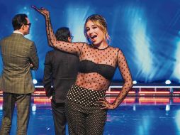 La cantante se muestra feliz en “México tiene talento”. CORTESÍA