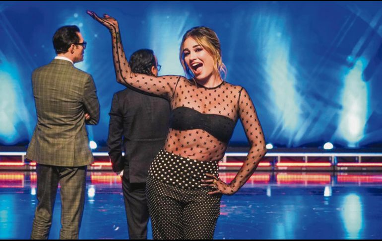 La cantante se muestra feliz en “México tiene talento”. CORTESÍA