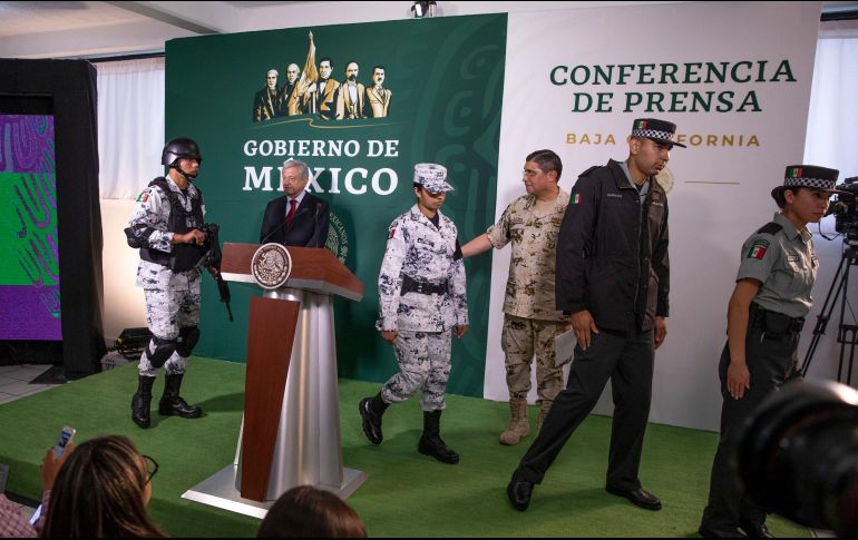 Este miércoles presentaron el uniforme de la Guardia Nacional. NTX / E. Jaramillo